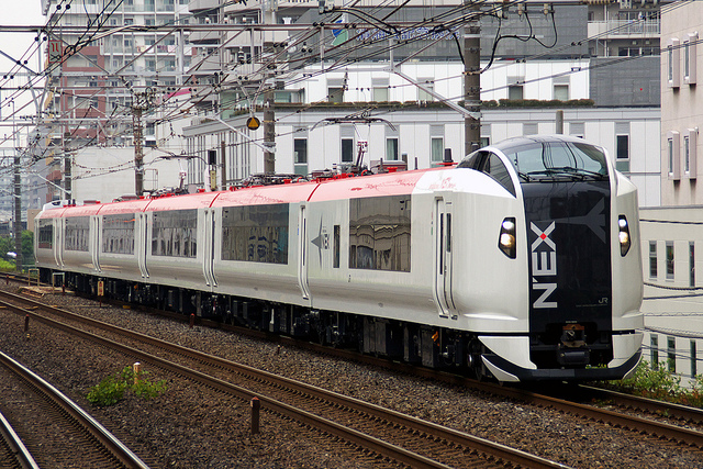 The Narita Express train, better known as NEX.